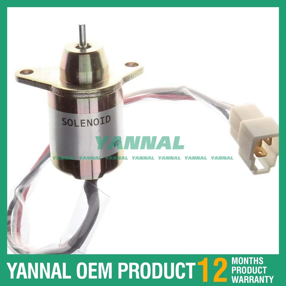 

Стопорный соленоид 119653-66500 для двигателя Yanmar 3TNE74 3TNE68 12 В