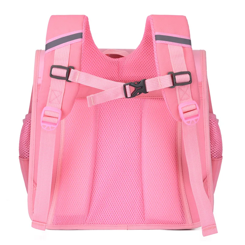 Grades 1-3 Cartoon Horizontal Dinosaur Backpack for Children 2022 New Girl Boy Student British Style Breathable School Bags Hot