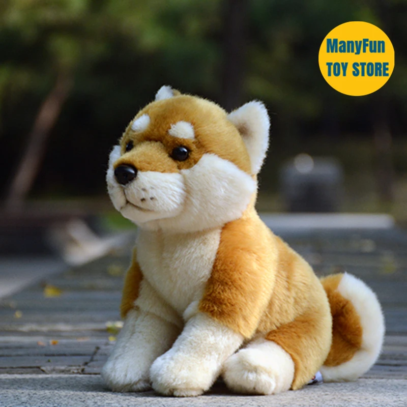 

Realistic Shiba Inu High Fidelity Plushie Japanese Akita Dog Plush Toys Lifelike Animals Simulation Stuffed Doll Kawai Toy Gifts