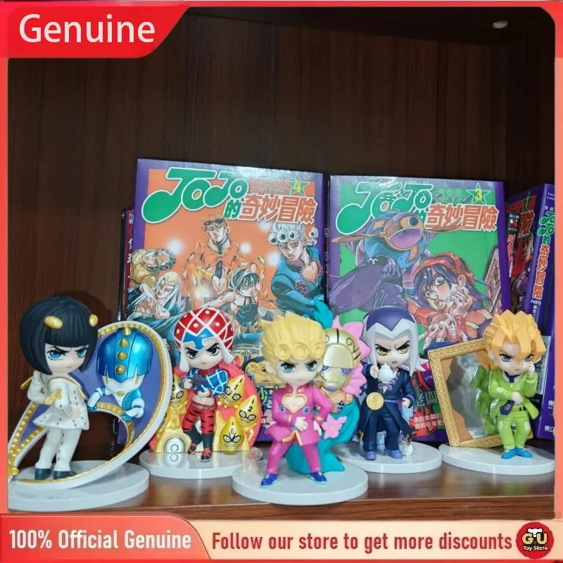 Фото Оригинальная серия Pop Mart Jojo's Bizarre Adventure: Golden Wind, загадочная коробка-сюрприз, подвесное украшение, праздничные подарки, игрушки №5
