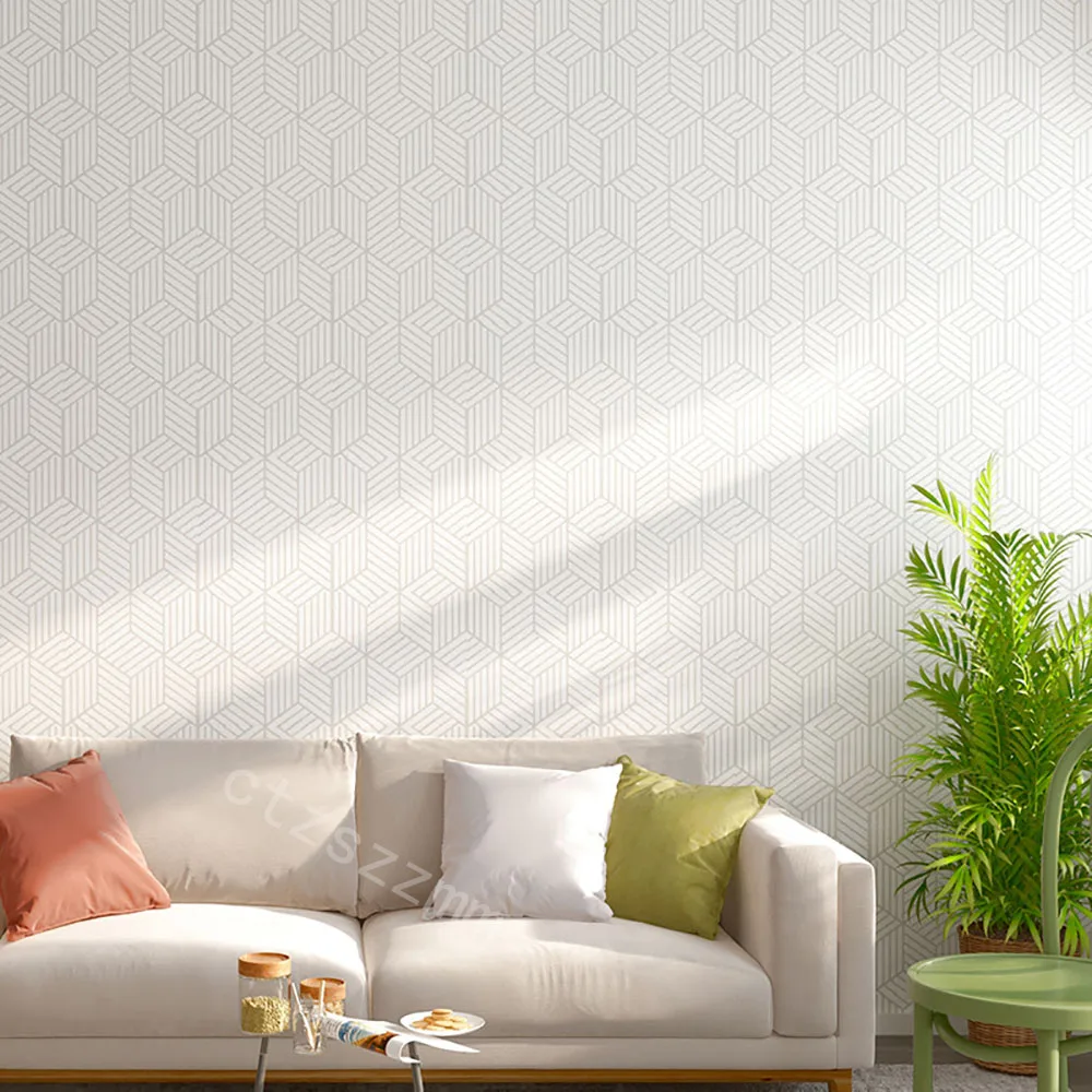 

Living room wallpaper three-dimensional geometric wallpaper bedroom furniture renovation wall covering self-adhesive wholesale