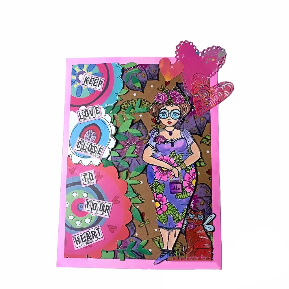 Элегантные женские прозрачные штампы для DIY скрапбукинга фотоальбома карты