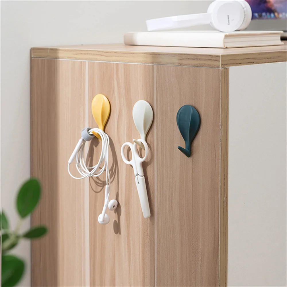 

8pcs Hot Air Balloon Wall Hooks Clothes Towel Hanger Self-adhesive Bathroom Kitchen Sundries Organizer Holder Household Supplies