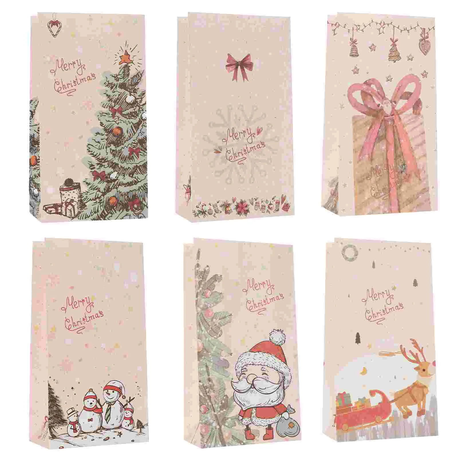 

Christmascandygift Christmaws Pouch Holiday Wraping Paper Baking Supplies Favor Wrapping Snack Party Cookie