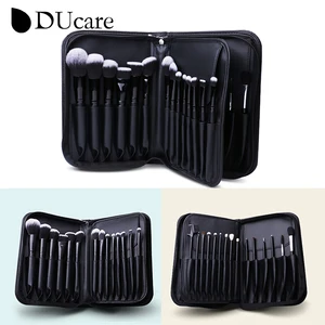 DUcare женские сумки для макияжа Дорожная косметичка кисти для макияжа чехол 29 Сумка с отверстиями Профессиональный Органайзер аксессуары для кистей для макияжа сумка