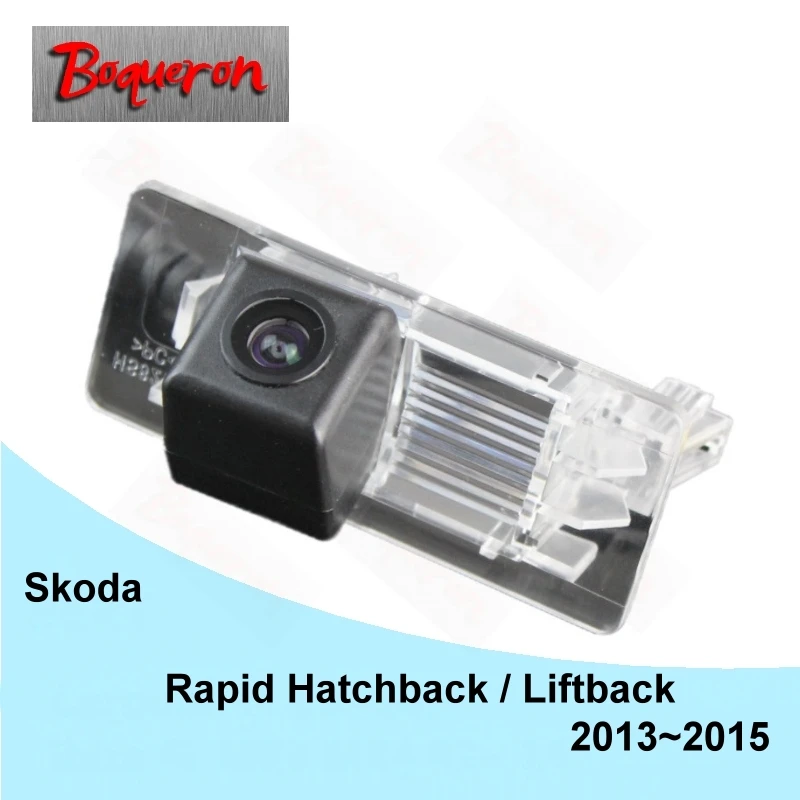 

for Skoda Rapid Hatchback / Liftback 2013~2015 HD CCD Night Vision Backup Parking Reverse Camera Car Rear View Camera NTSC PAL