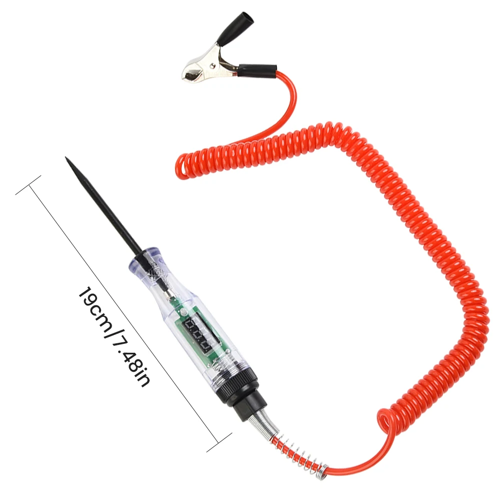 

1 Pc Digital Display Test Pen Accessories Car Test Pen Circuit Detection Electric Pen For Vehicle Induction Test