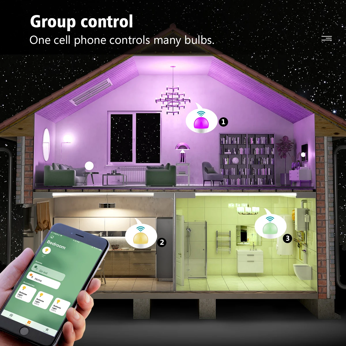 MFI Сертифицированный Homekit WiFi умная Светодиодная лампа GU10 E14 E27 RGBCW Siri Голосовое
