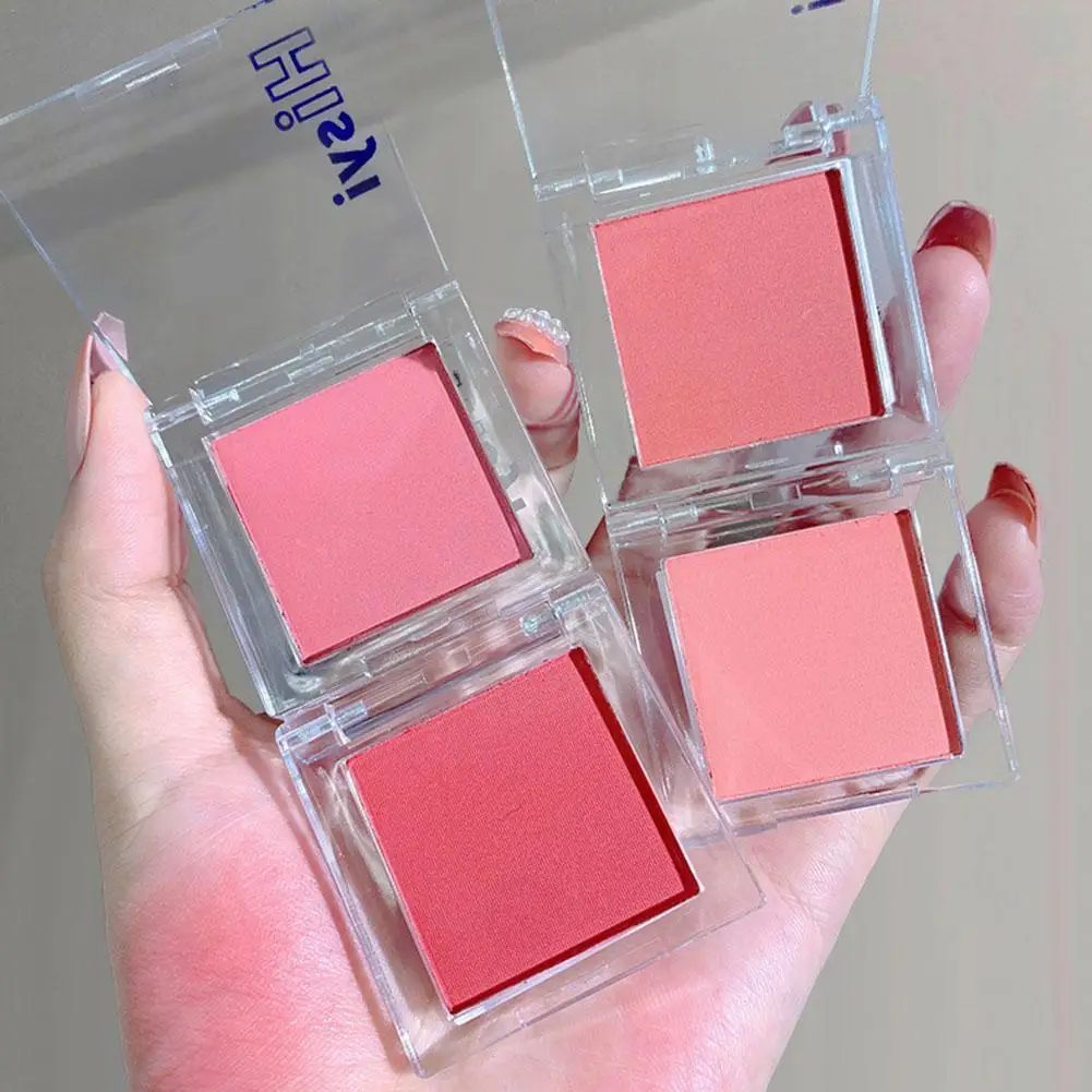 

Monochrome Blush Rouge Lift Matte Nude Makeup Natural Good Highlighter Makeup Three-dimensional Eyeshadow Repair Complexion A6V6