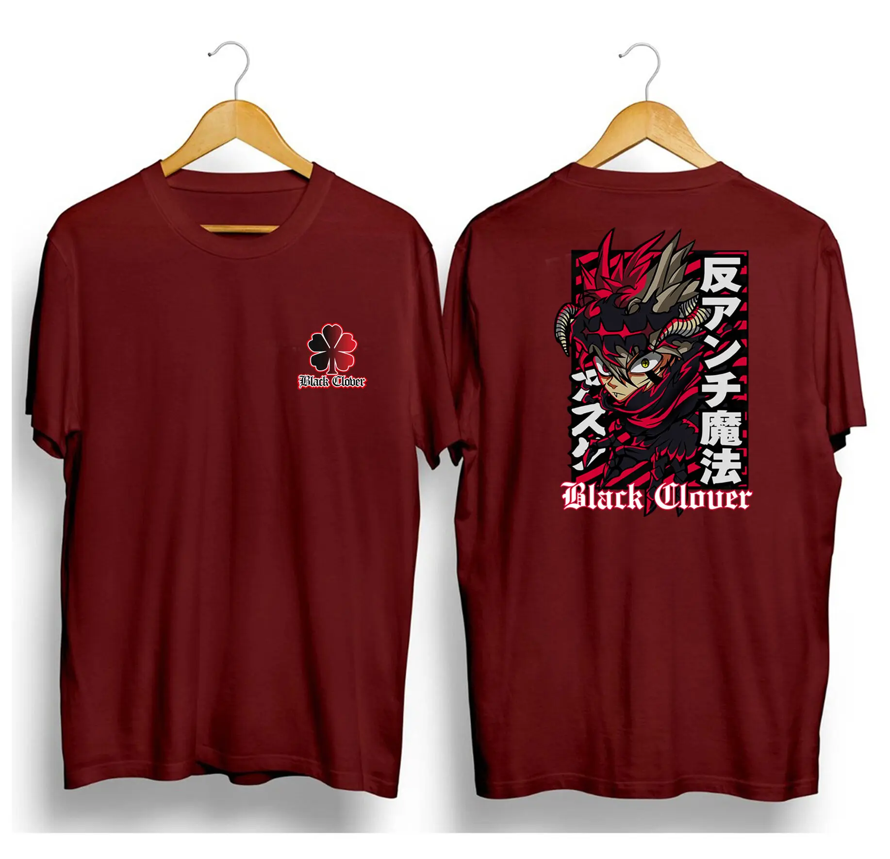 Kaos Pria Lengan Pendek Anime Black Clover Oblong Футболкашенко Cod Размер s m l xl xxl Shoppingtrendi Distro Ter