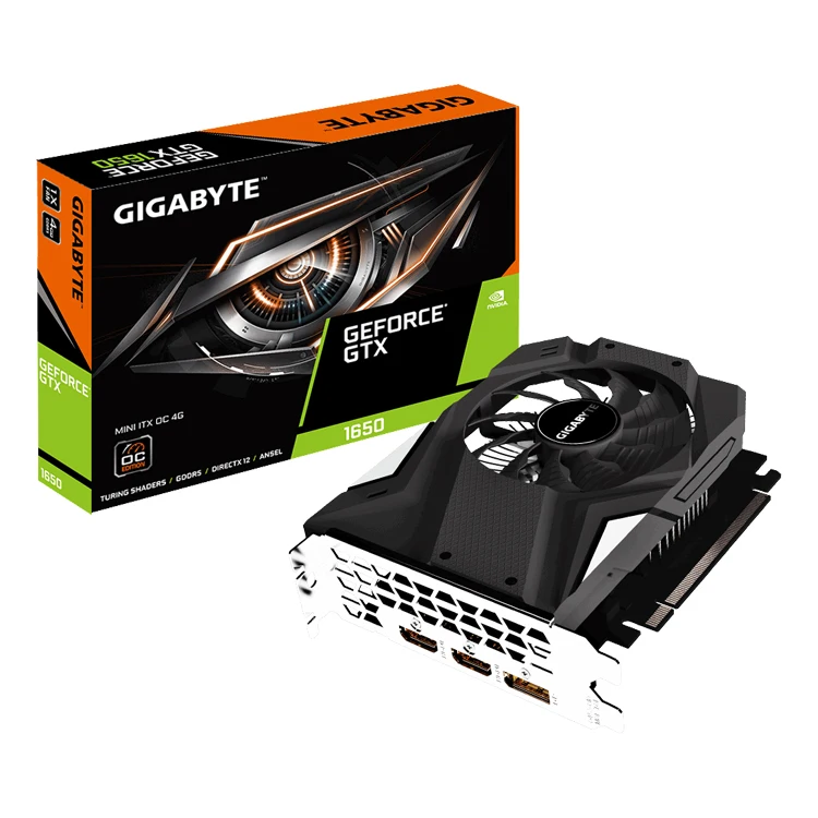 

Gigabyte GTX1650/GTX1050TI single fan 4G desktop computer gaming game independent graphics card