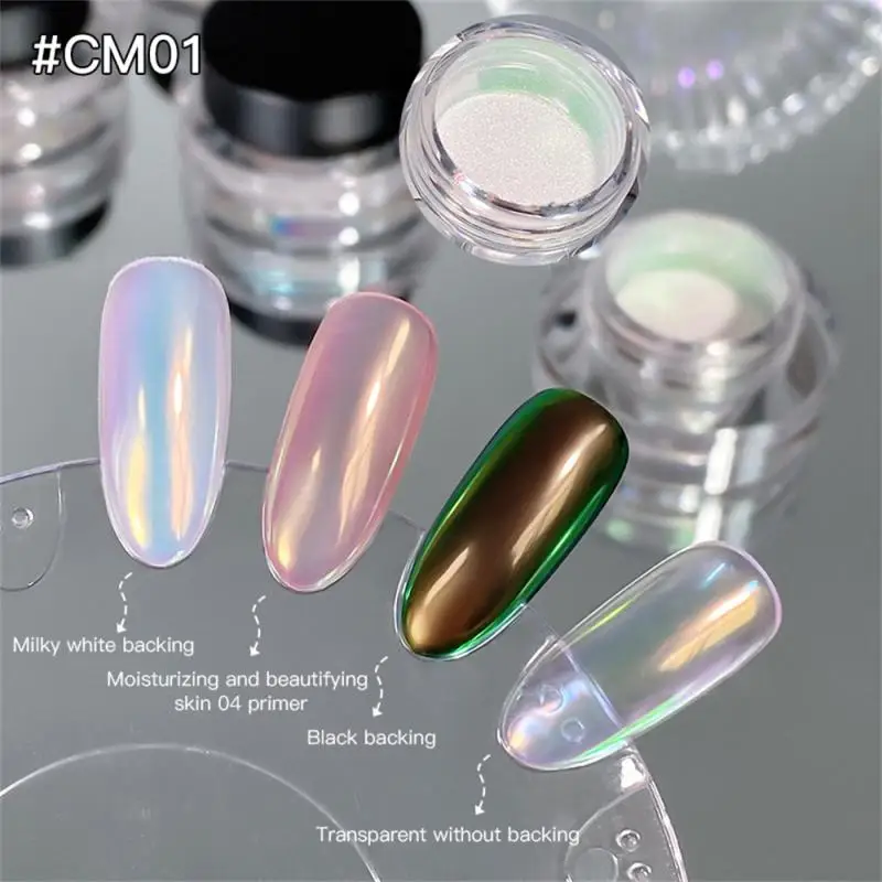 

Mermaid Neon Mirror Powder Aurora Nail Glitter Powders Sparkly Chrome Pigment Nail Art Decoration Manicure