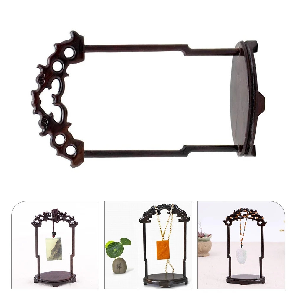 

Stand Jewelry Display Necklace Organizer Rack Holder Bracelet Earring Dangle Earrings Tabletop Storage Racks Retail Wood Selling