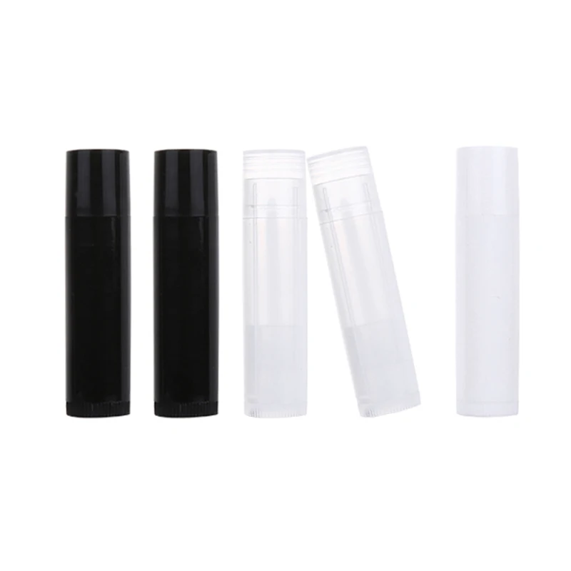 

100pcs 5ml Lip Gloss Tubes Empty Lipstick Tube Clear Lip Balm Containers for Cosmetics Refillable Bottle DIY Travel Makeup Tool