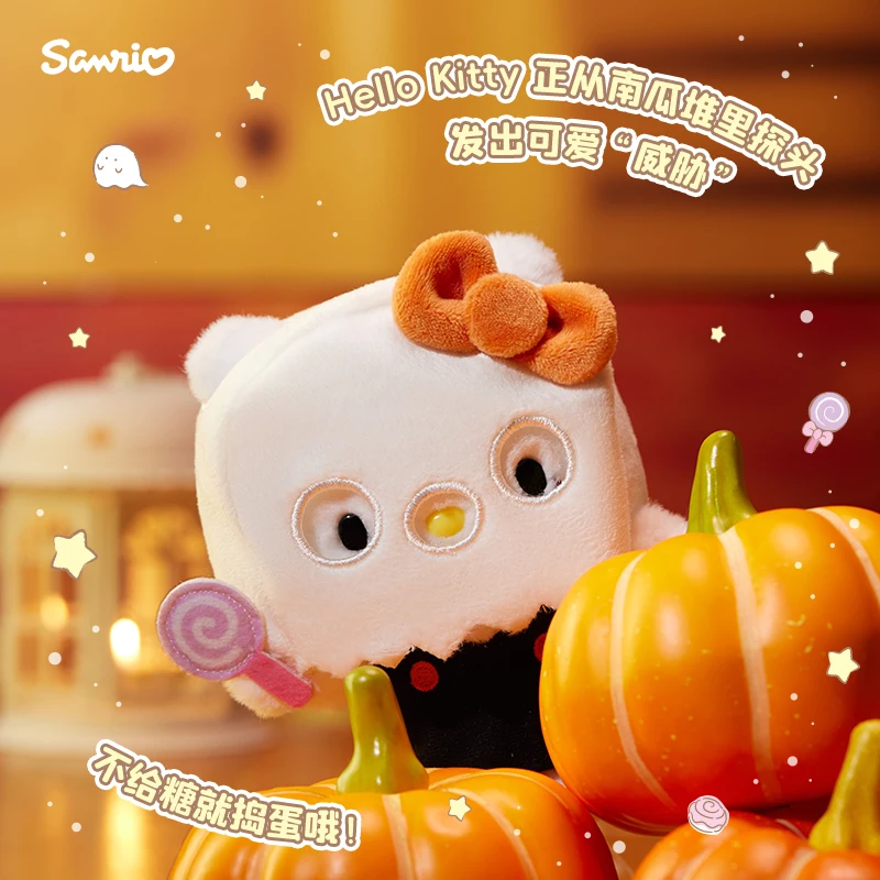 Sanrio Хэллоуин милый Призрак Kuromi Cinnamorol Mymelody Onpompurin светящийся Kawai Hello подвеска в виде