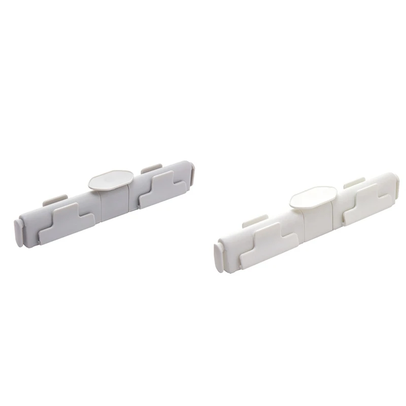 

2Pcs Telescopic Waste Sorting Clip Can Trash Bag Clamp Bin Bag Holder Garbage Bin Clip
