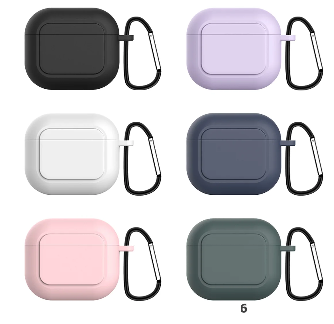 

For Airpods case 3rd silicone wireless headset protective cover For Air pods 3 candy color earphone case funda For airpods 3 set