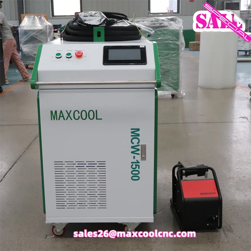 MAXCOOL Soldadora Laser 1000 Вт 1500 3 в 1 Лазерная сварочная резка Чистящая машина кВт очистка от