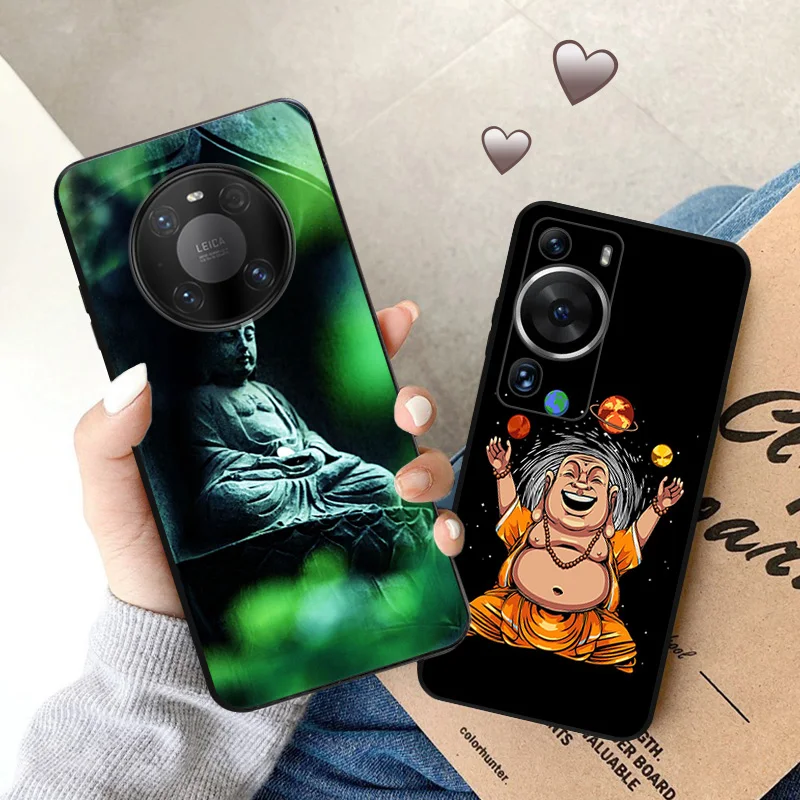 Чехол для телефона Motorola G200 One Fusion G30 G31 Huawei P20 P30 P40 Lite P-Smart Z iphone6 Будда йога матовый