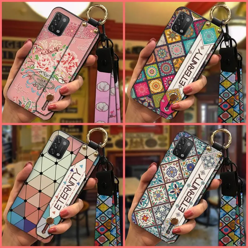 kickstand wrist strap phone case for umidigi a11 durable original new soft case for man free global shipping