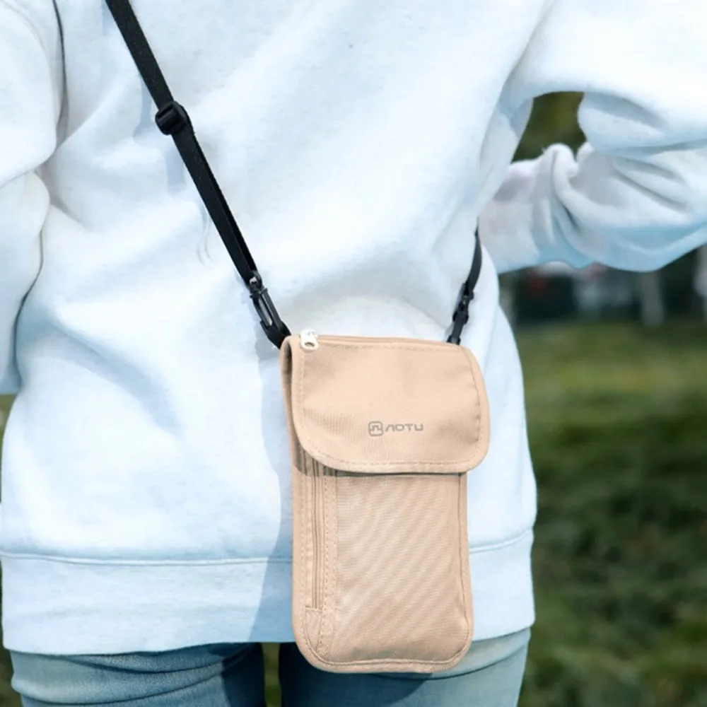 Дорожные аксессуары дорожный кошелек нейлон цвета хаки черный для паспорта