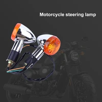 2pcs amber led brake blinker lamps turn signal indicator tail lights for honda suzuki yamaha motorcycle turn signal lights