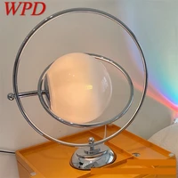 wpd modern table lamp creative led the planet desk decorative for home vintage light