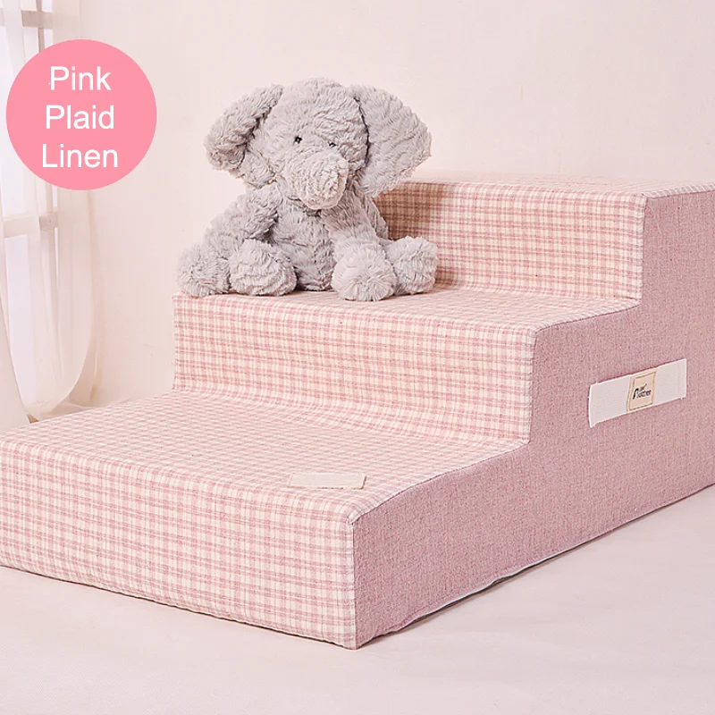 Лестница для собак лестница с 3 ступеньками маленьких и кошек нескользящая