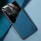 Чехол для Realme 8 Realme8, матовая искусственная кожа, Противоударная мягкая рамка, чехол для Realme 8 Pro 4G