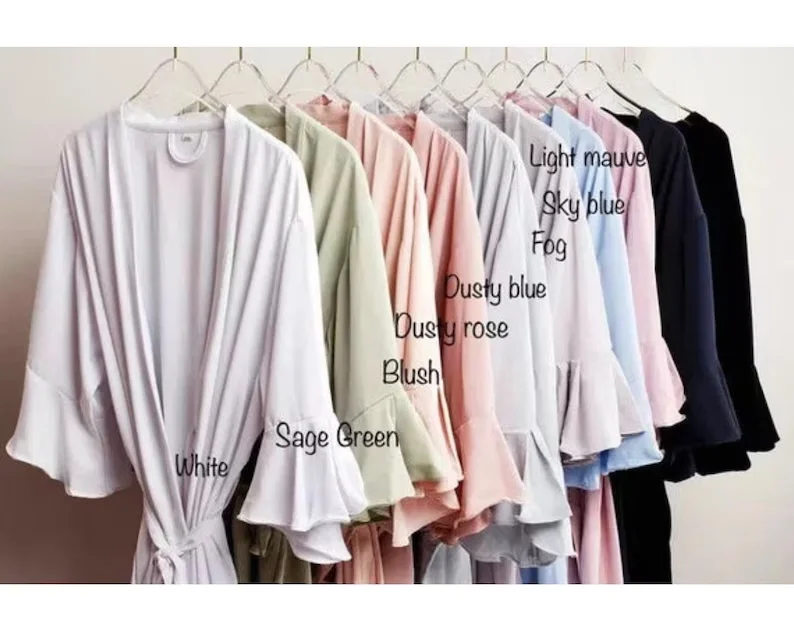 Развевающиеся халаты с оборками идеальные для реальных подарков новинка