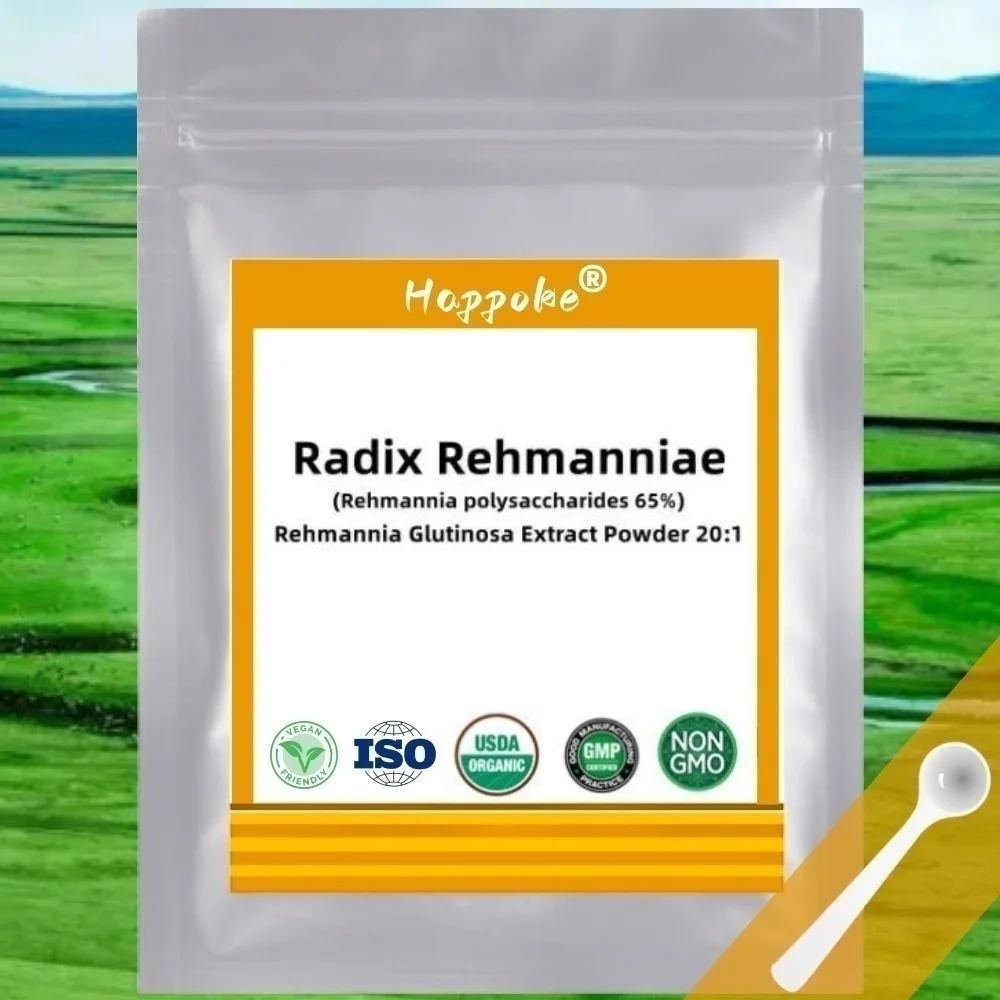 50 г-1000 г Высокое качество Radix Rehmanniae Rehmannia Polysaccharides 65% бесплатная доставка