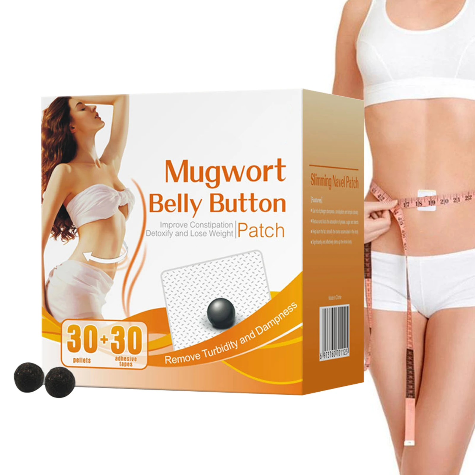 

Пластырь для пупка Mugwort с натуральными травами, 30 шт.