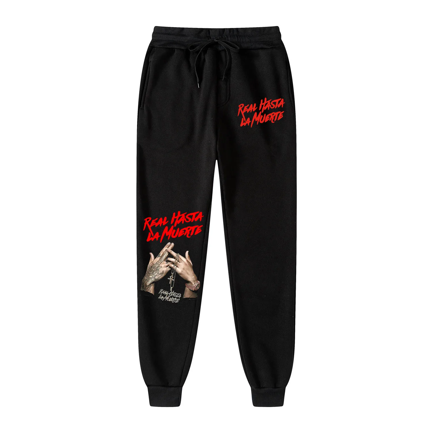 

2023 Anuel AA New Pants Men Brand Real Hasta La Muerte Sweatpants Men Pantalon Homme Jogger Hombre Streetwear Men Pants