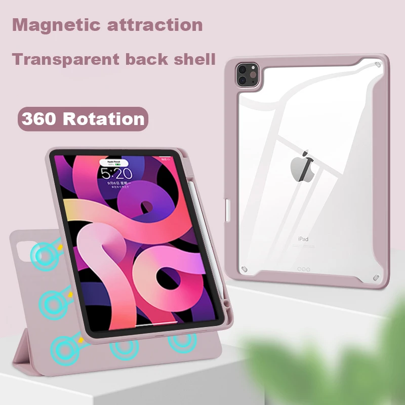 

EGYAL for iPad Pro 11 Case 2021 iPad Mini 6 Case for iPad 9th Generation Case for iPad Air 5 2022 Funda with Pencil Holder