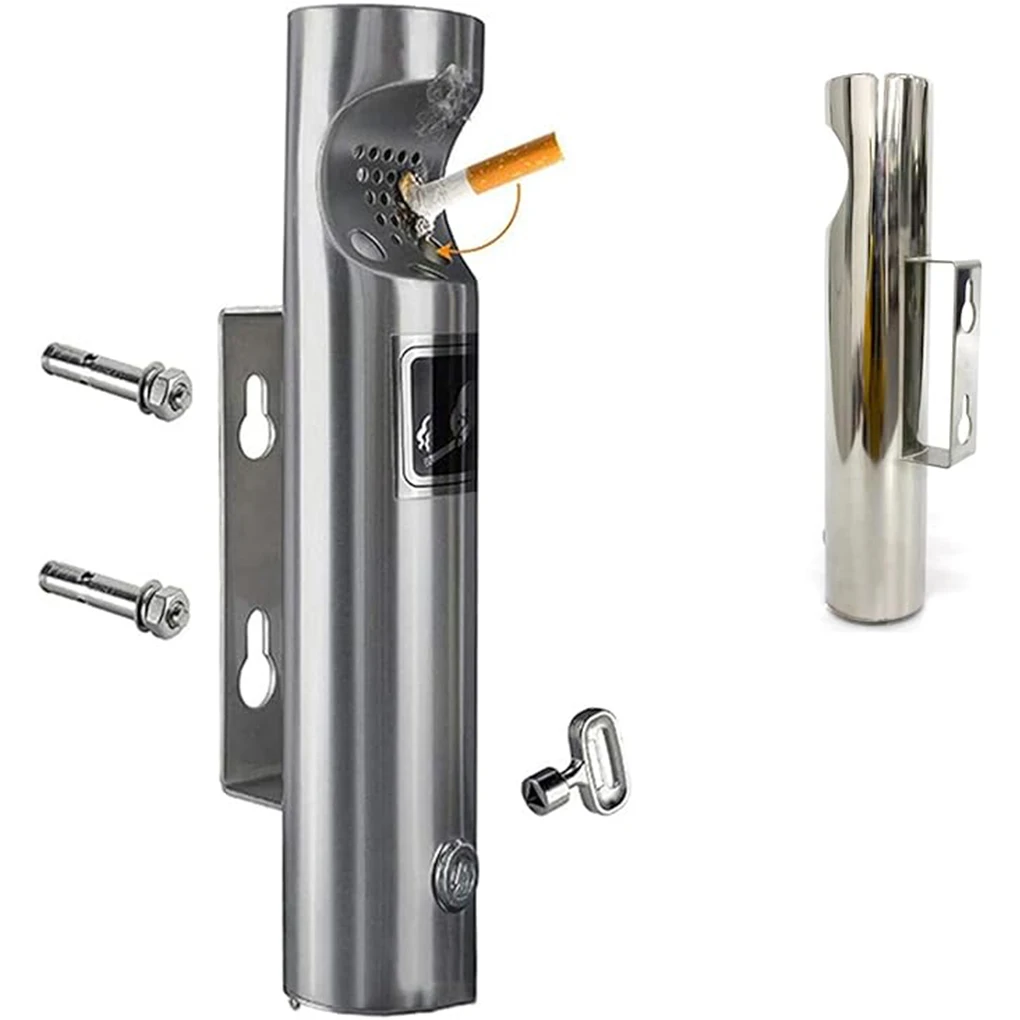 

Классическая настенная пепельница многофункциональная и Прочная Стильная пепельница из нержавеющей стали