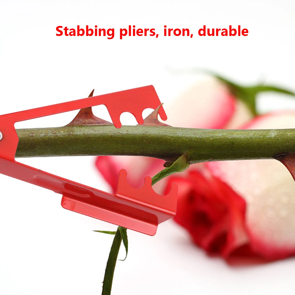 

Flower Rose Thorn Stem Leaf Stripper Removing Burrs Rose Pliers DIY Florist Tool for Fresh Flower Shop Gardening Hand Tool