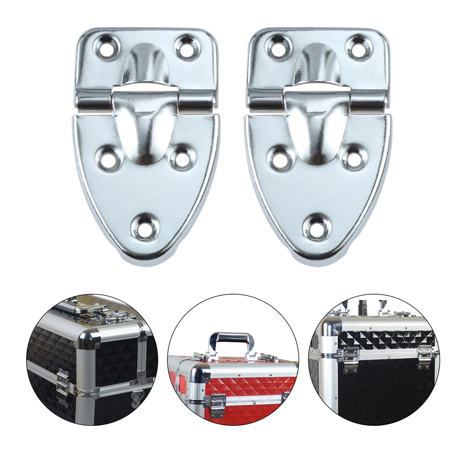 

2 шт., складные металлические петли для багажа, 64 х40 мм