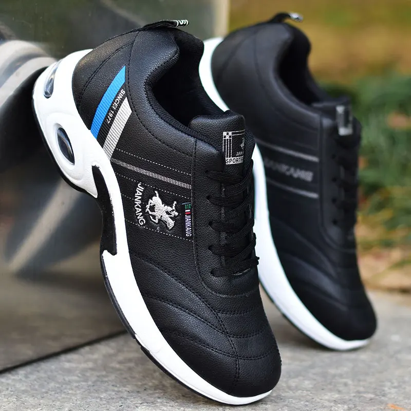 

Men's Sneakers Air Cushion Shoes Fashion Breathable Outdoor Walking Sport Shoes Lace-up Casual Shoes Bubble Male Sneakers