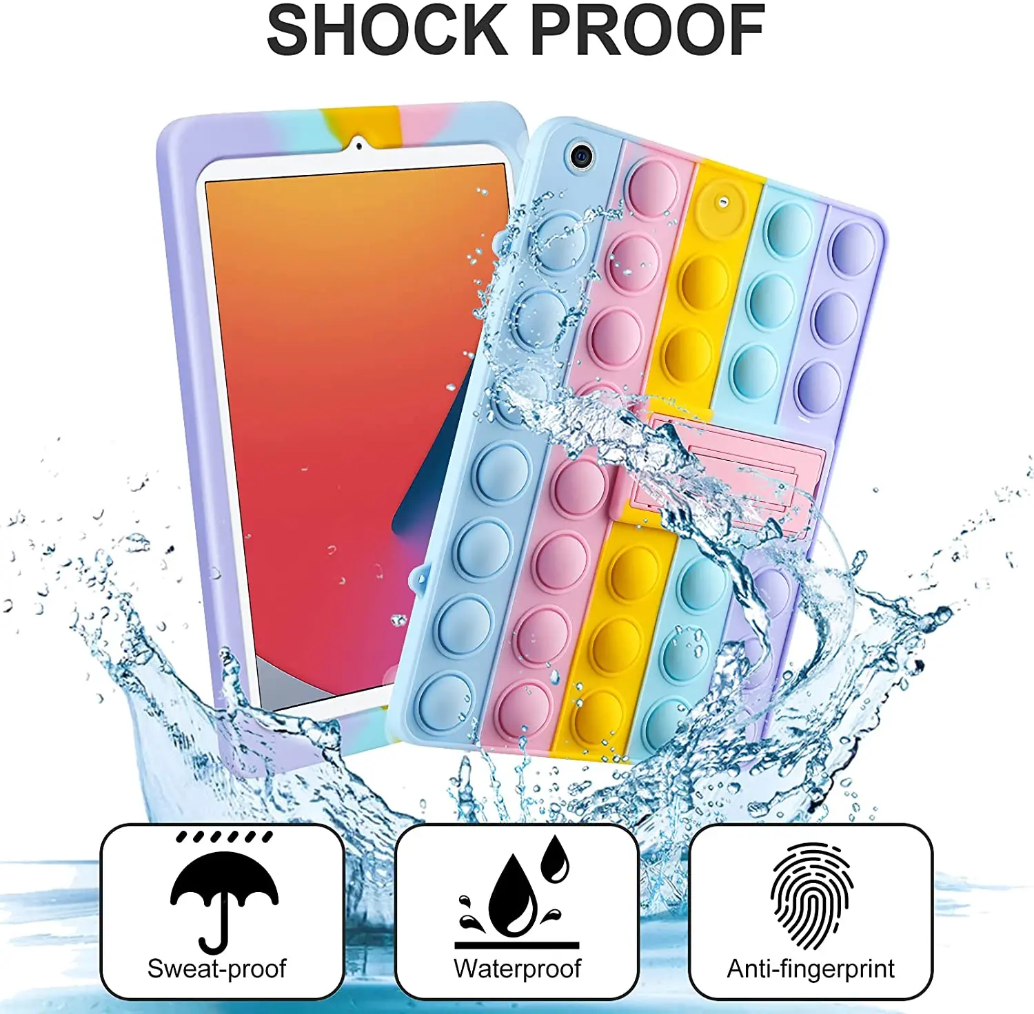 

For Samsung Galaxy Tab A 10.1 T510 10.4 T500 8.0 T290 A8 10.5 2021 X200 Cover For Tab A7 S6 Lite P610 8.4 T220 Kids Tablet Case