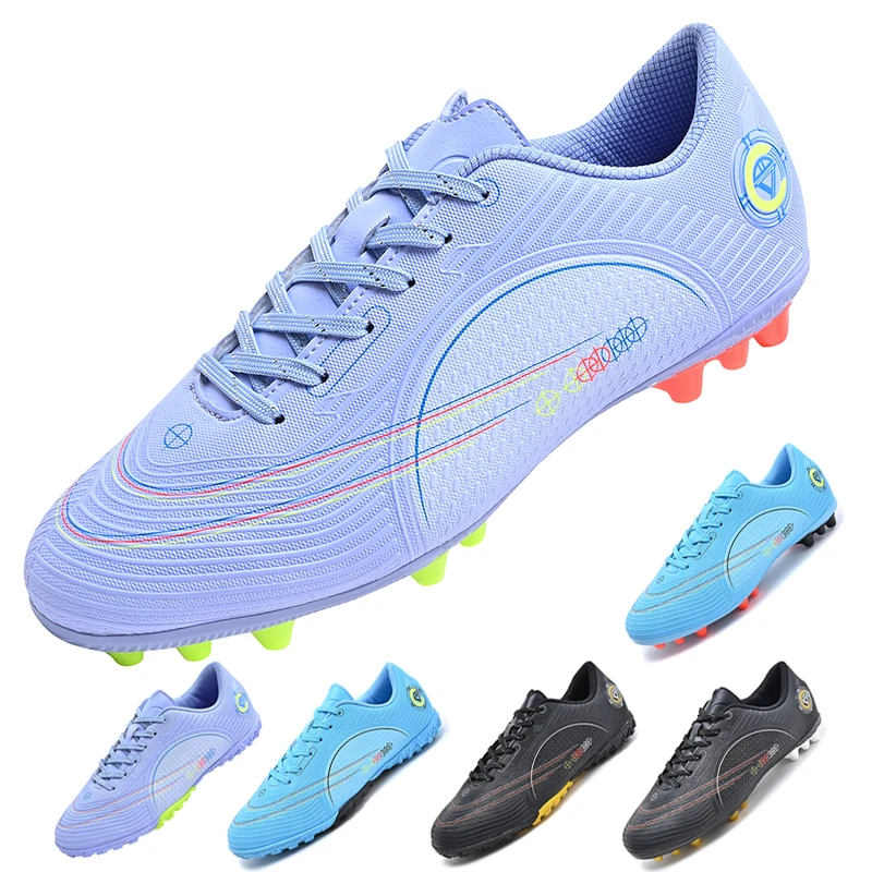 Fashion Unisex Adult Indoor Outdoor Lawn Training Competition Sports Football Shoes Youth College Athletic Shoes TF/AG