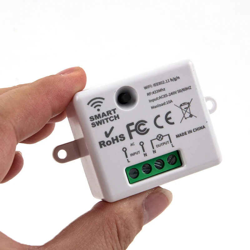 

1Pcs 433Mhz Wireless Tuya RF Wifi Smart Switch Timer Interruptor Inteligente Switch Smart Life Control Smart Home Work Tools