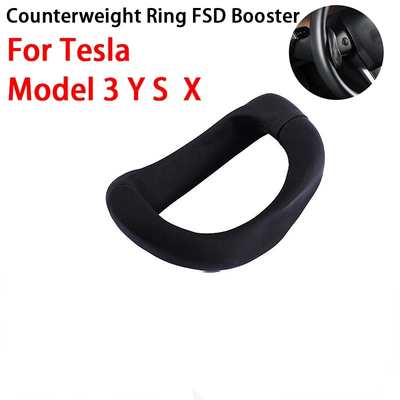 

Car Steering Wheel Booster For Tesla Model 3 S X Y Autopilot Counterweight Accessories Ring FSD Automatic Assisted Weight AP