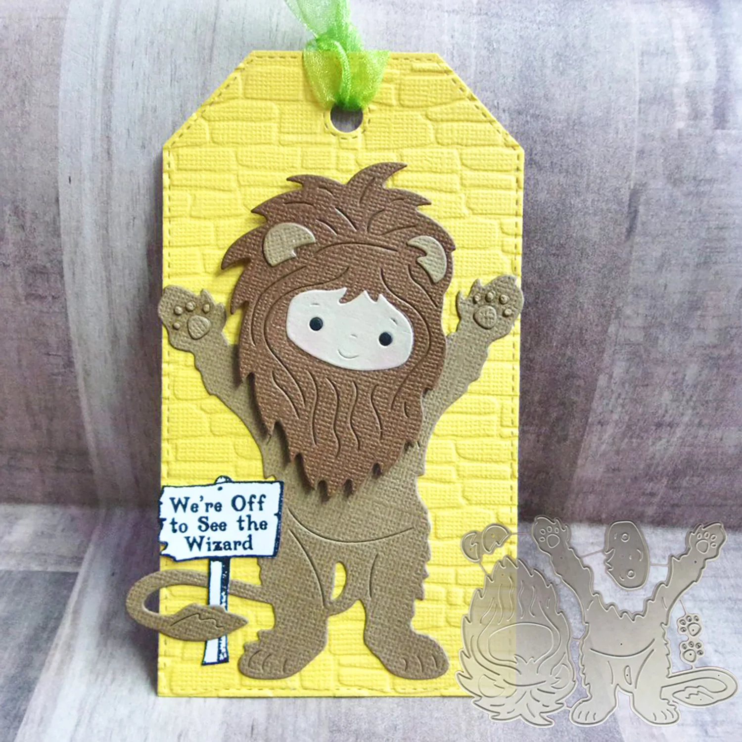 1 шт. милый лев мальчик вырубные штампы сказочный персонаж металлический