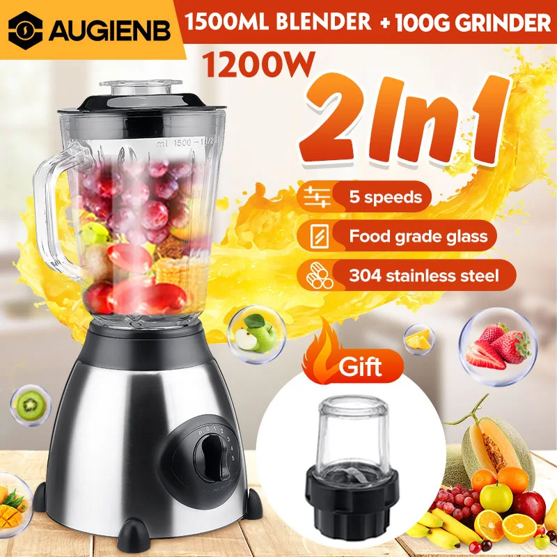 

Electric Standing Blender Juicer With Grinder Household Blender Mixer Fruit Food Processor Ice Crusher Smoothies 220V Sonifer