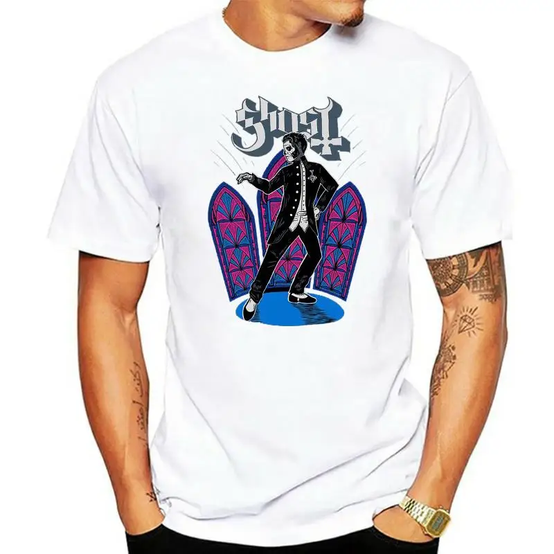 

Ghost T-Shirt Swedish band group fashion T-shirt with round neck