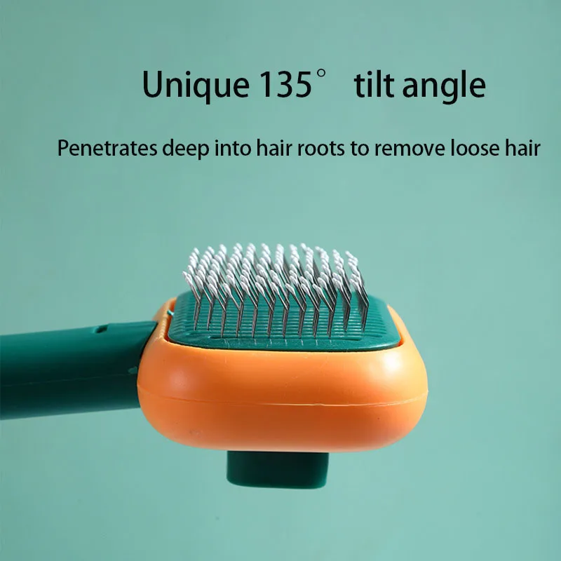 

Self Cleaning Slicker Brush for Dog and Cat Removes Undercoat Tangled Hair Massages Particle Pet Comb Improves Circulation