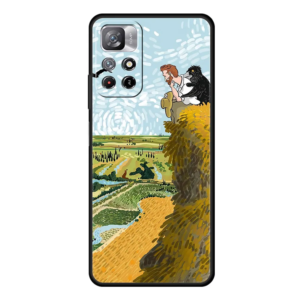 Чехол для Xiaomi redmi note 10 11 pro чехол Redmi 9 9a 9c 8 11ProPlus 7 11t 9t 8t 9s Funda Retro Fan Gogh Art |