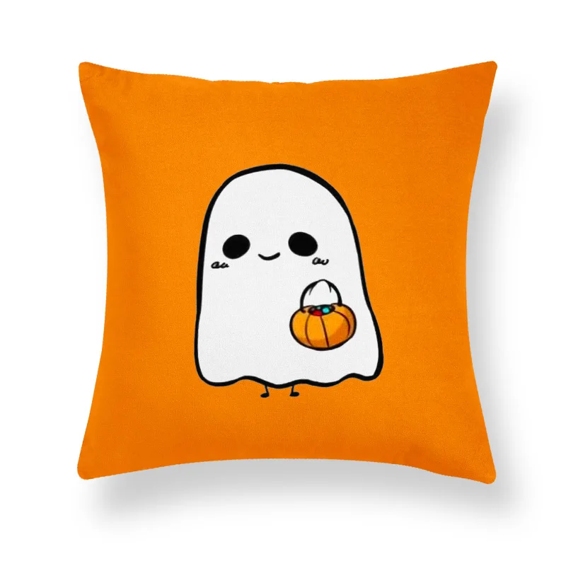 

Декоративная наволочка полиэстер велюр Halloween Ghost Festival 40x40 см