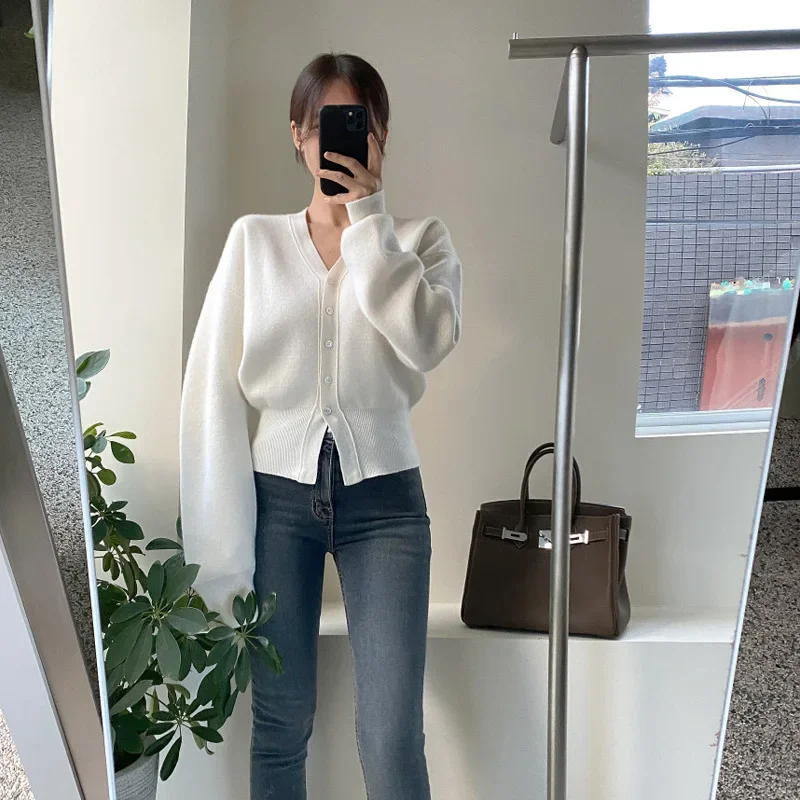 Вязаный кардиган свитер маленькая куртка повседневная футболка в китайском