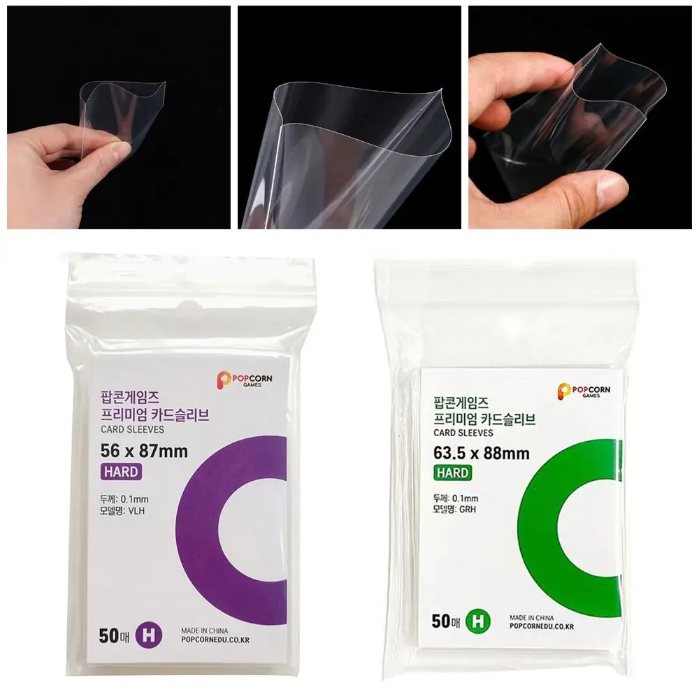 Голографический протектор 56x87 мм, Защитная пленка для карт, твердая кислота, альбом для фотографий